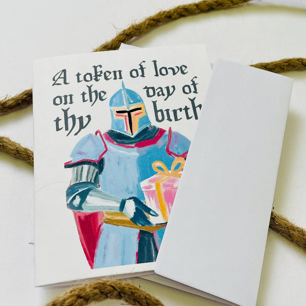 Medieval A Token of Love Birthday Card