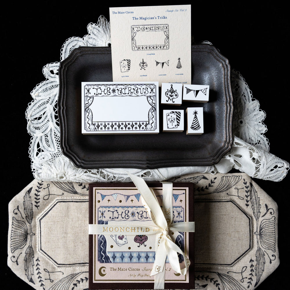 The Magician's Tricks Wooden Stamp Set