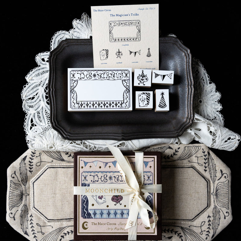 The Magician's Tricks Wooden Stamp Set