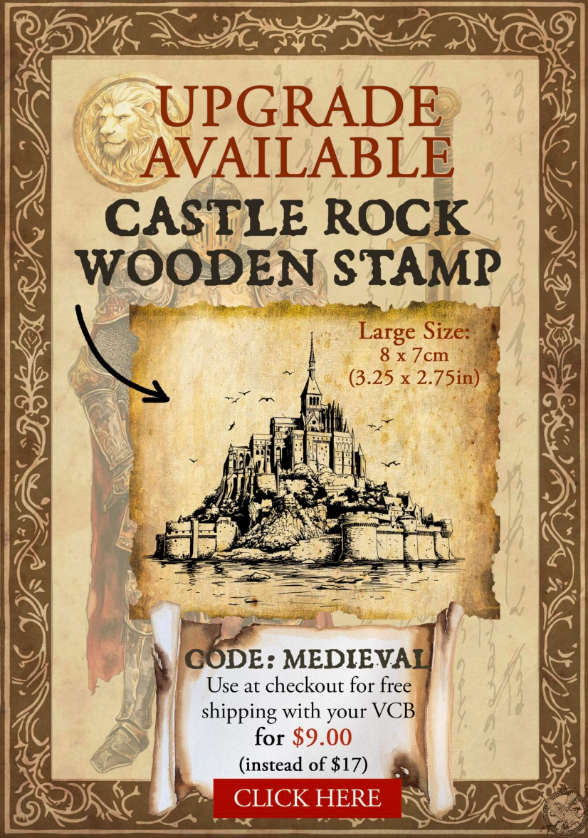 Castle Rock Wooden Stamp