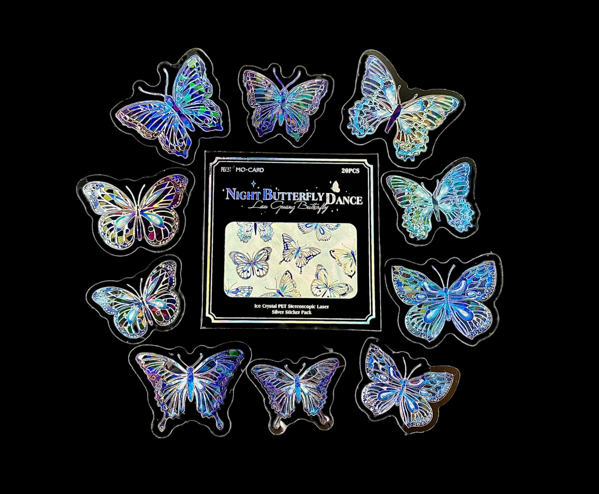 202307_ButterflyFoilStickersBlue