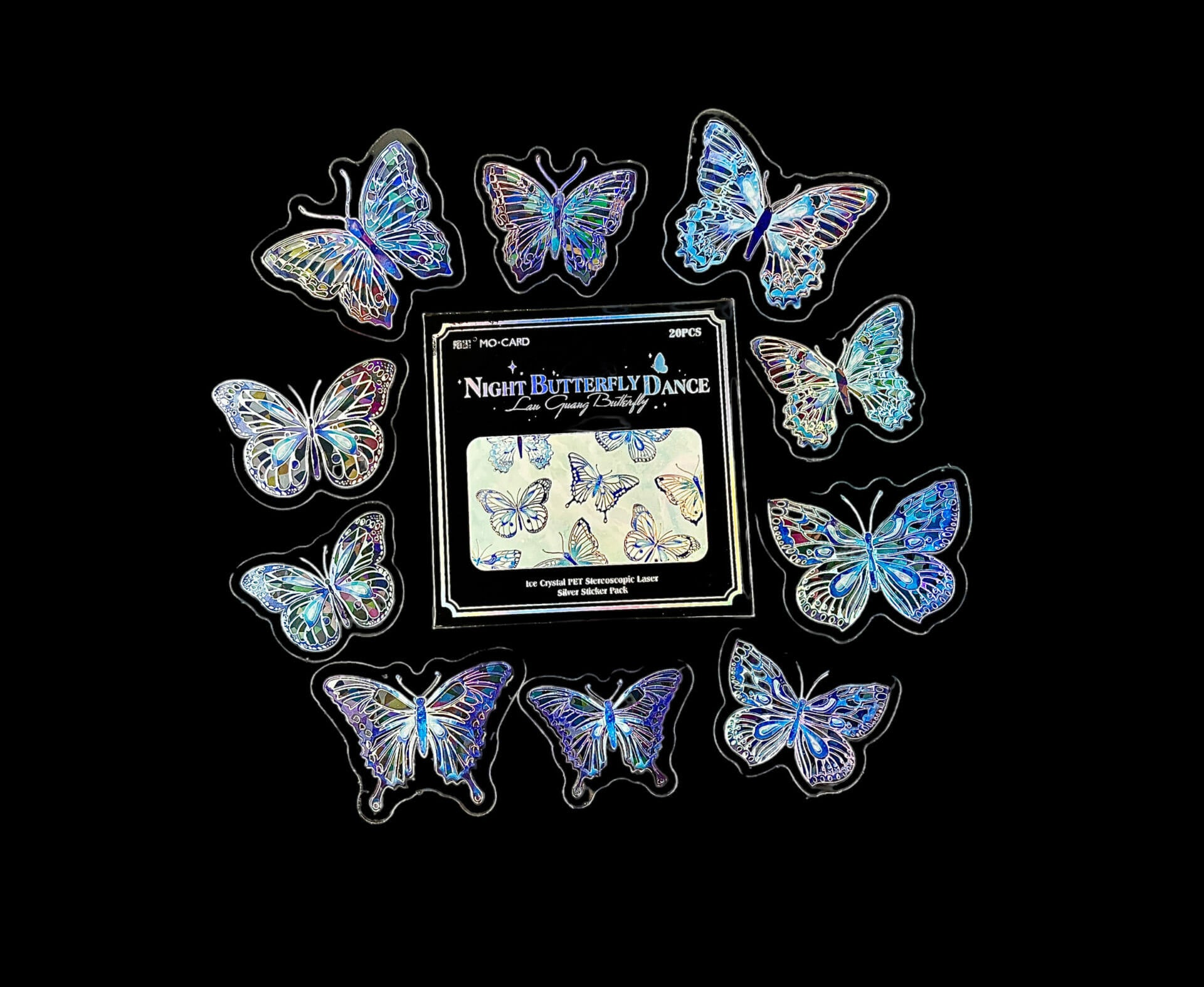 202307_ButterflyFoilStickersBlue2