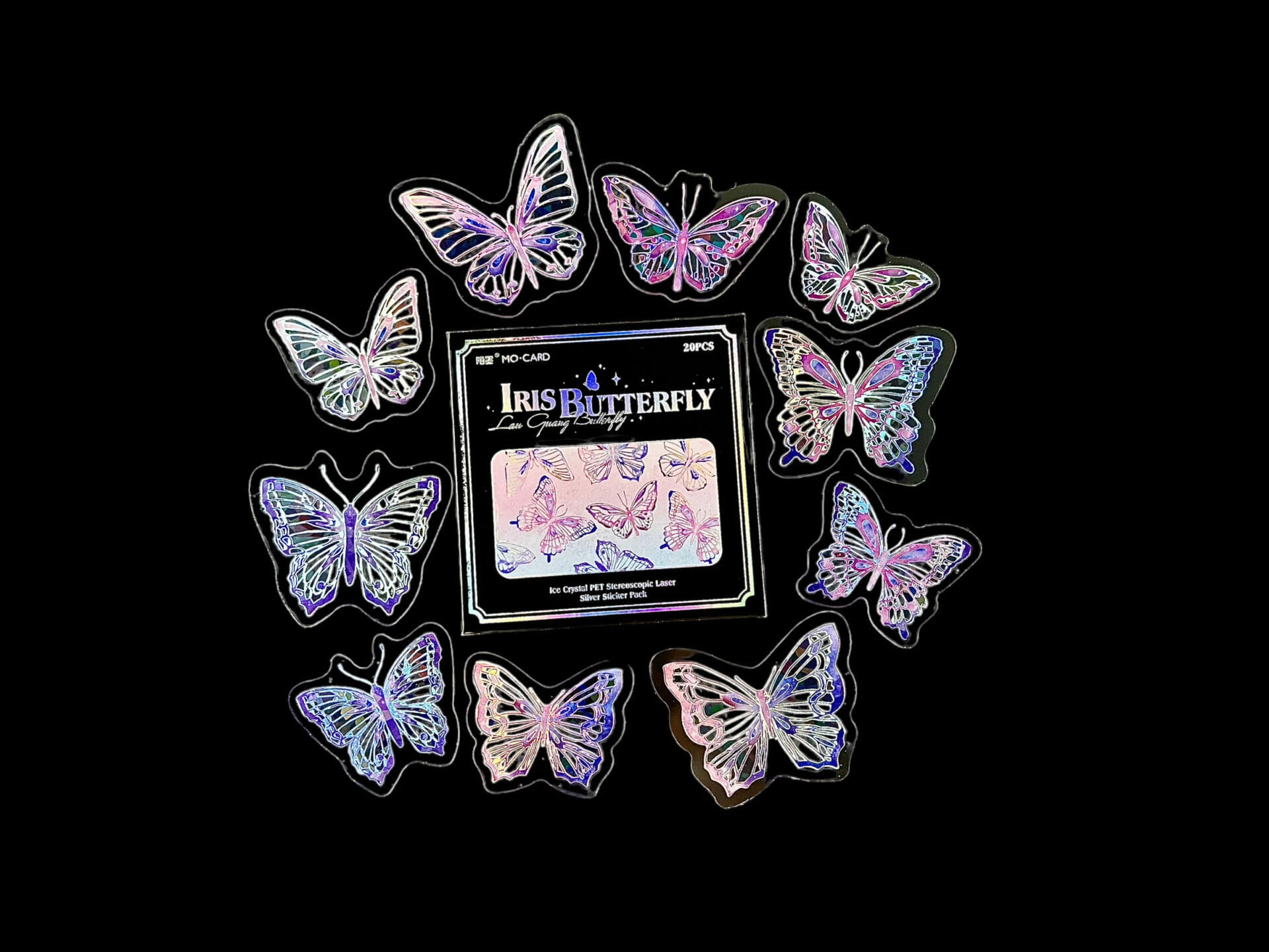 202307_ButterflyFoilStickersIris1