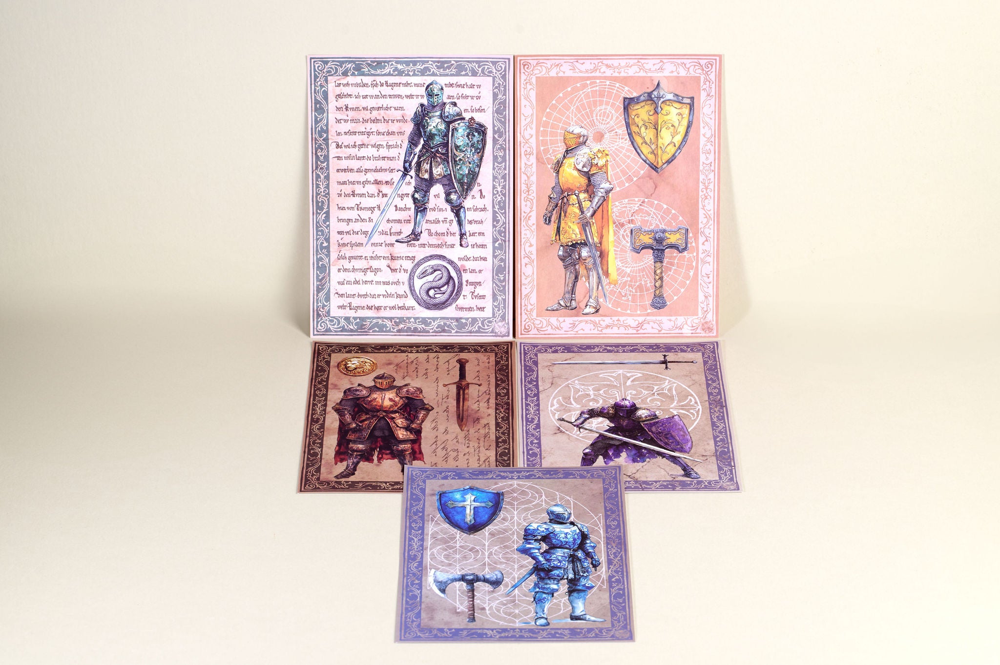 Medieval Knights Paper Set