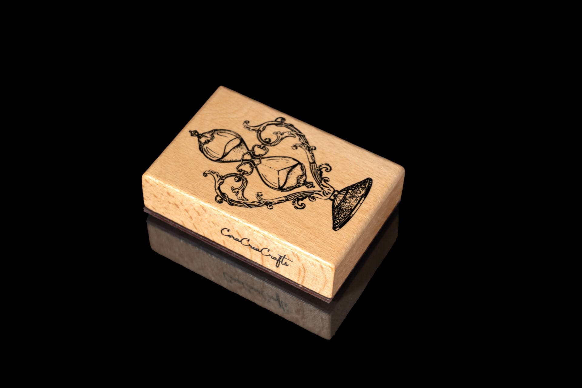 202405_HourglassWoodenStamp1