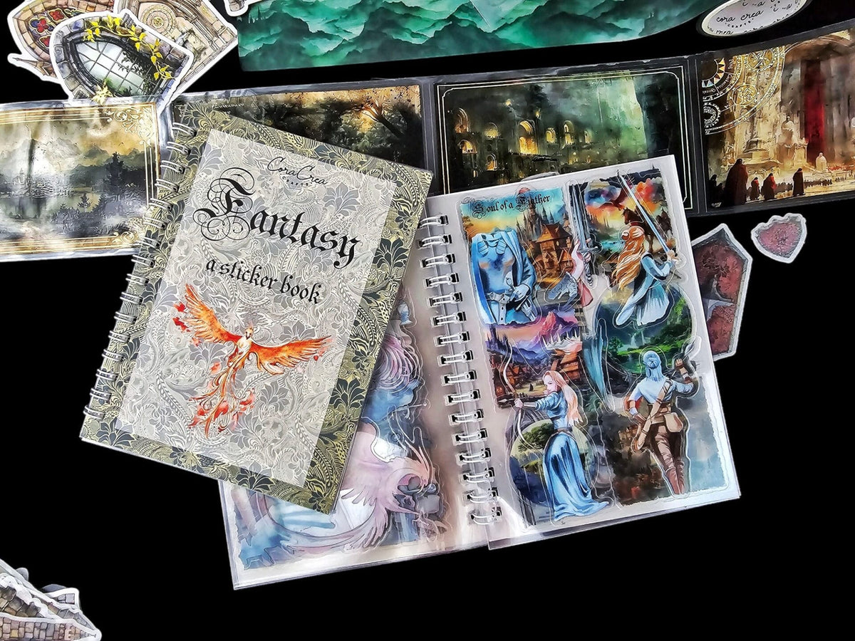Fantasy Sticker Book — Sticker Books | CoraCreaCrafts