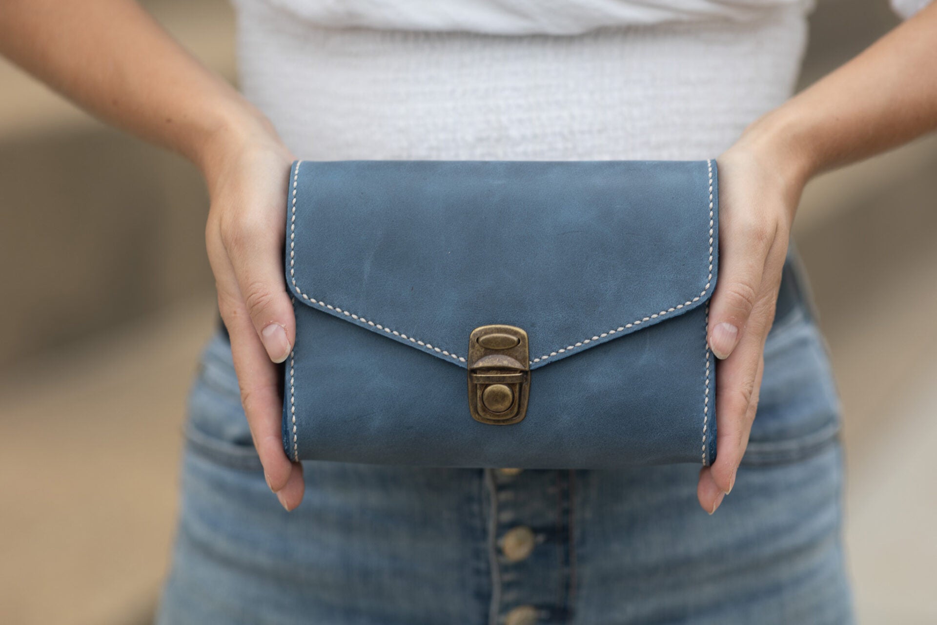 Pouch Bag – Blue