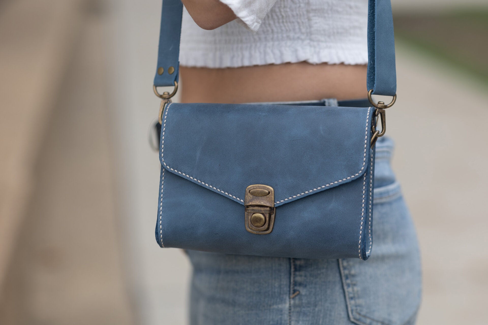 Pouch Bag – Blue