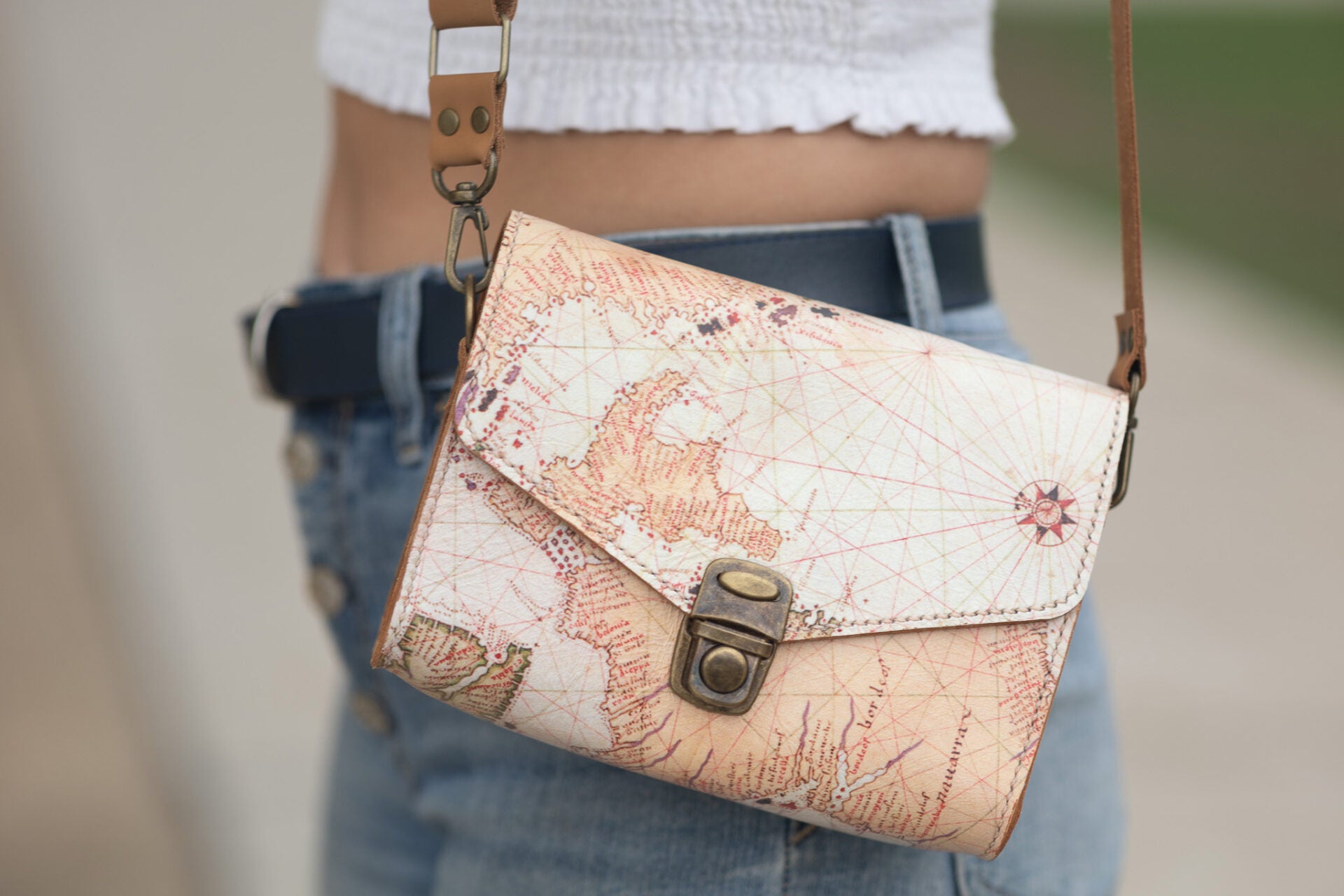 Pouch Bag - Map