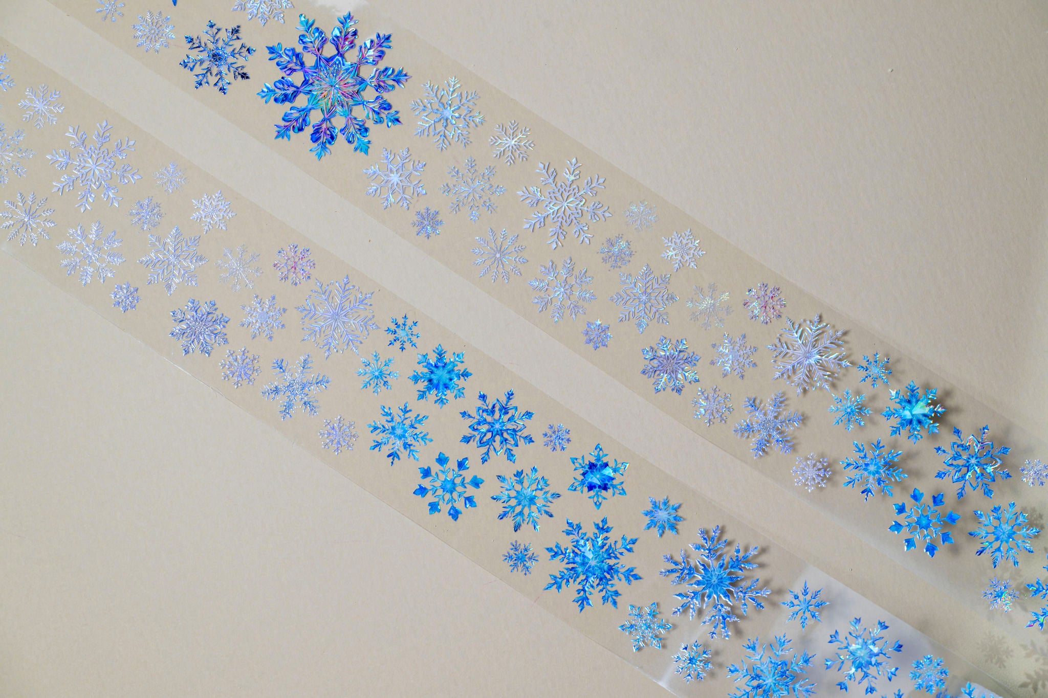 Snowflakes Transparent Tape (Single Loop)