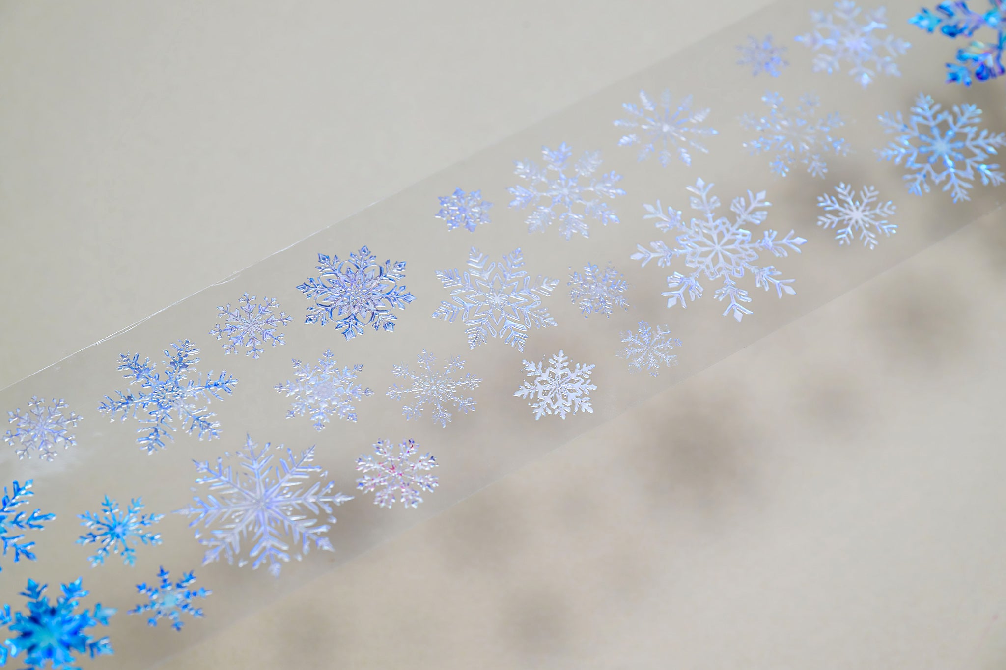 Snowflakes Transparent Tape (Single Loop)