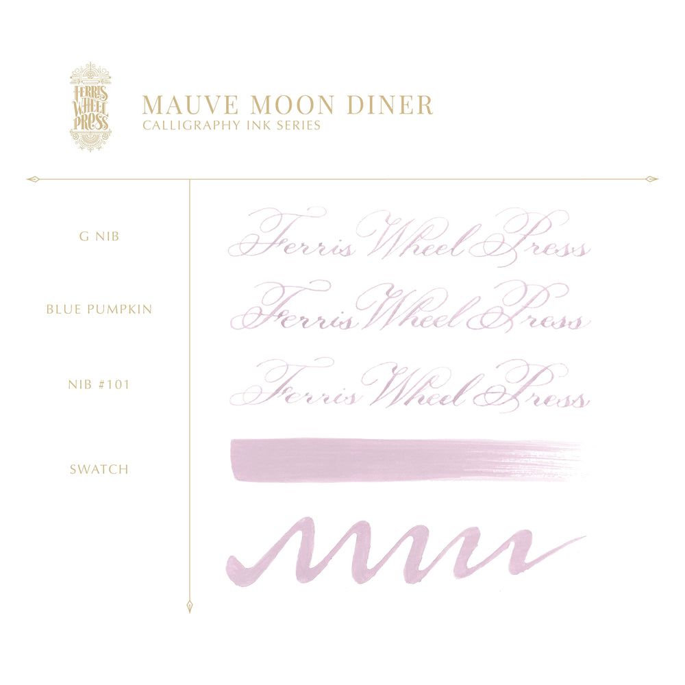 Calligraphy Ink - Mauve Moon Diner