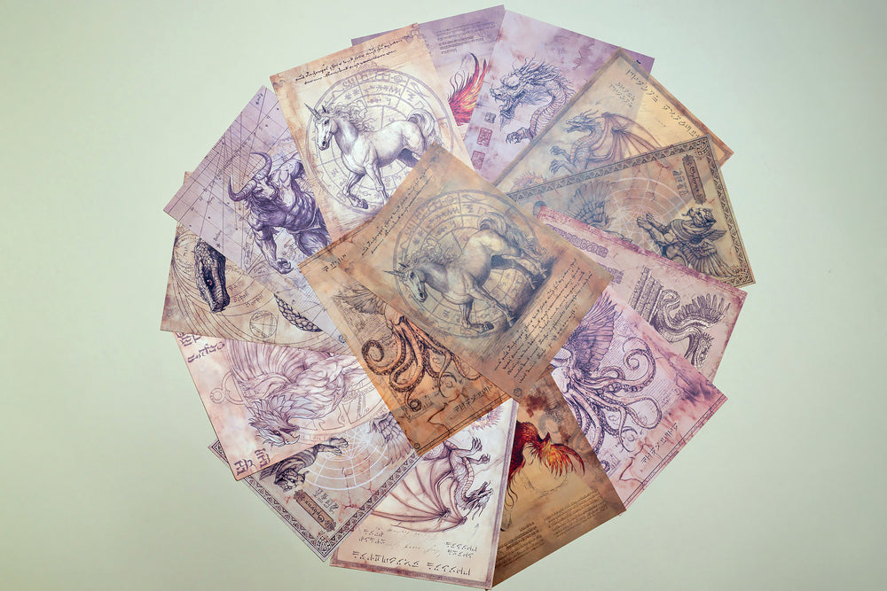 Bestiary Paper & Sticker Set