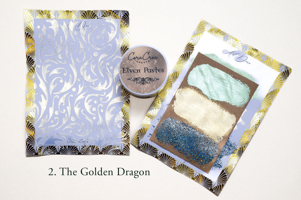 Elven Flames Stencil