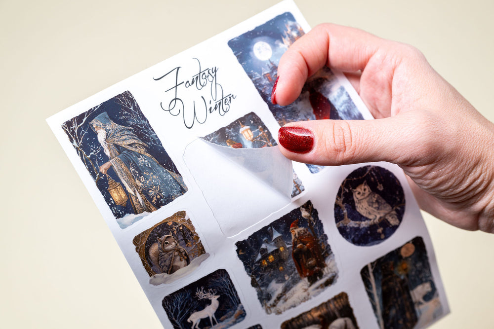 Fantasy Winter Sticker Sheet