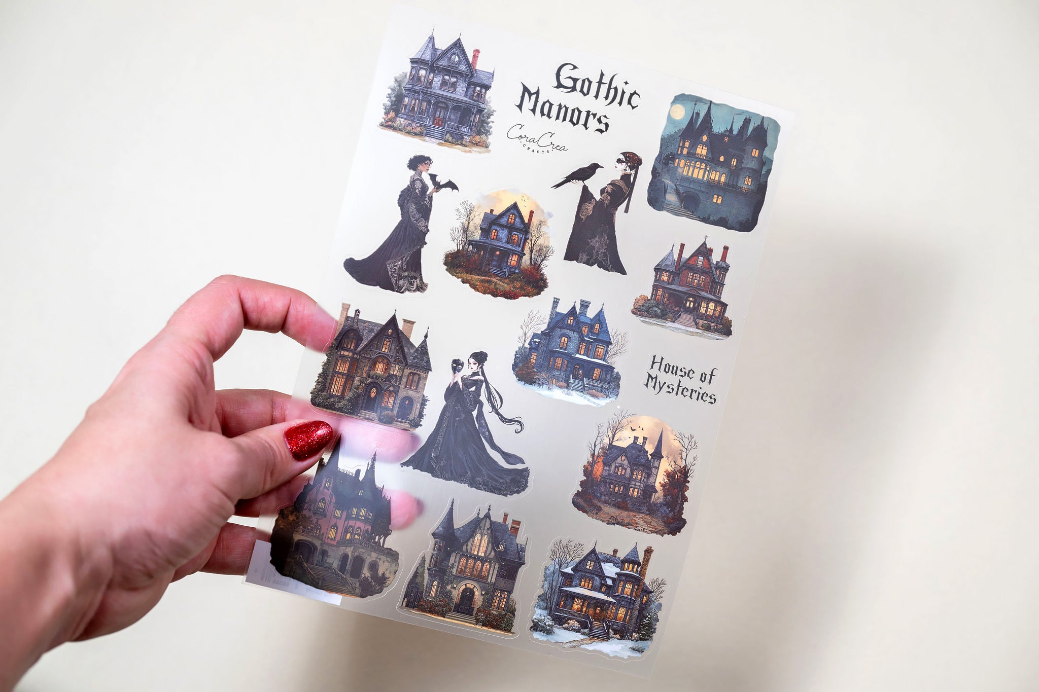 PRE-ORDER Gothic Manors Sticker Sheet