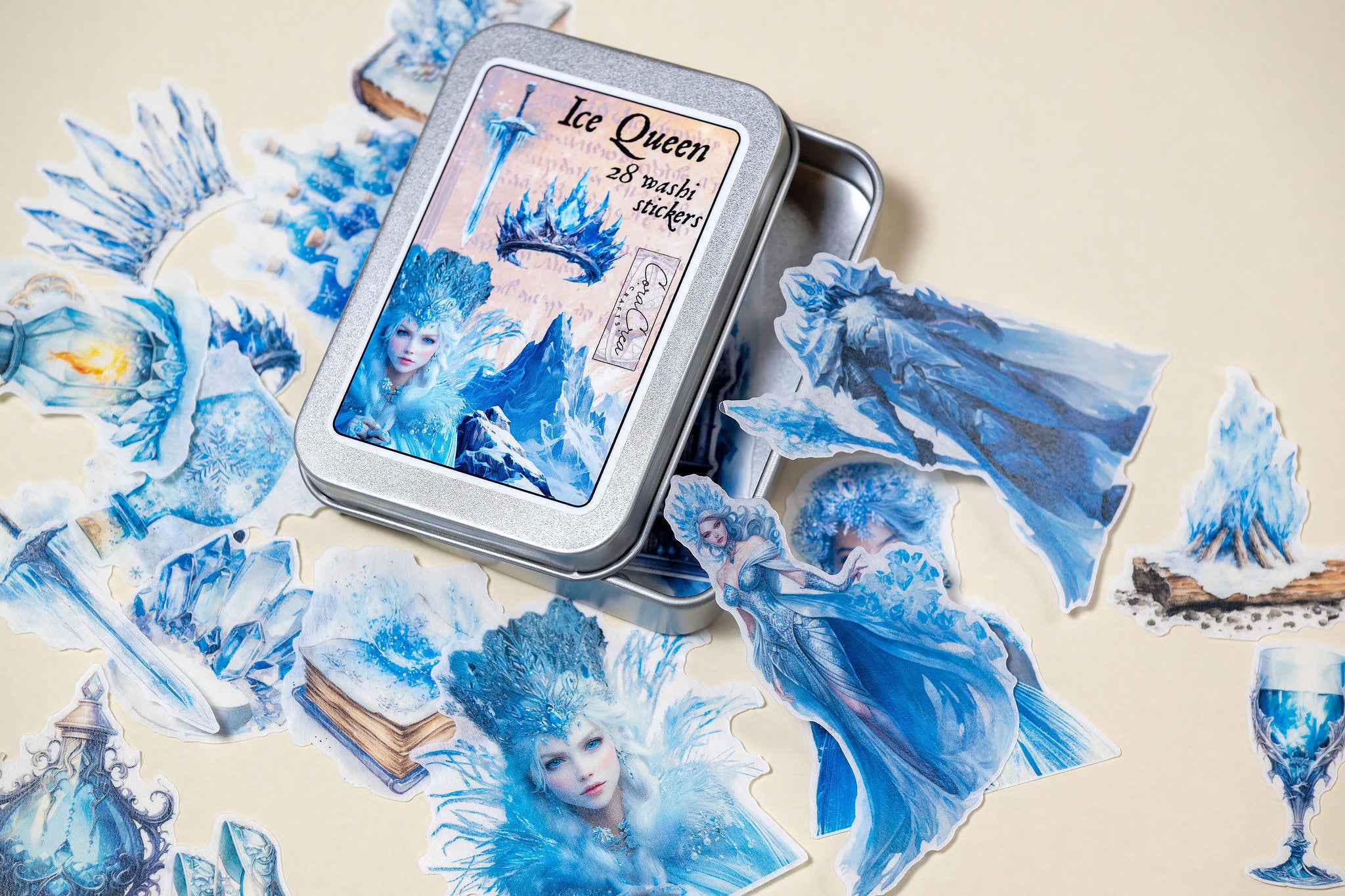 Ice Queen Sticker Tin Box