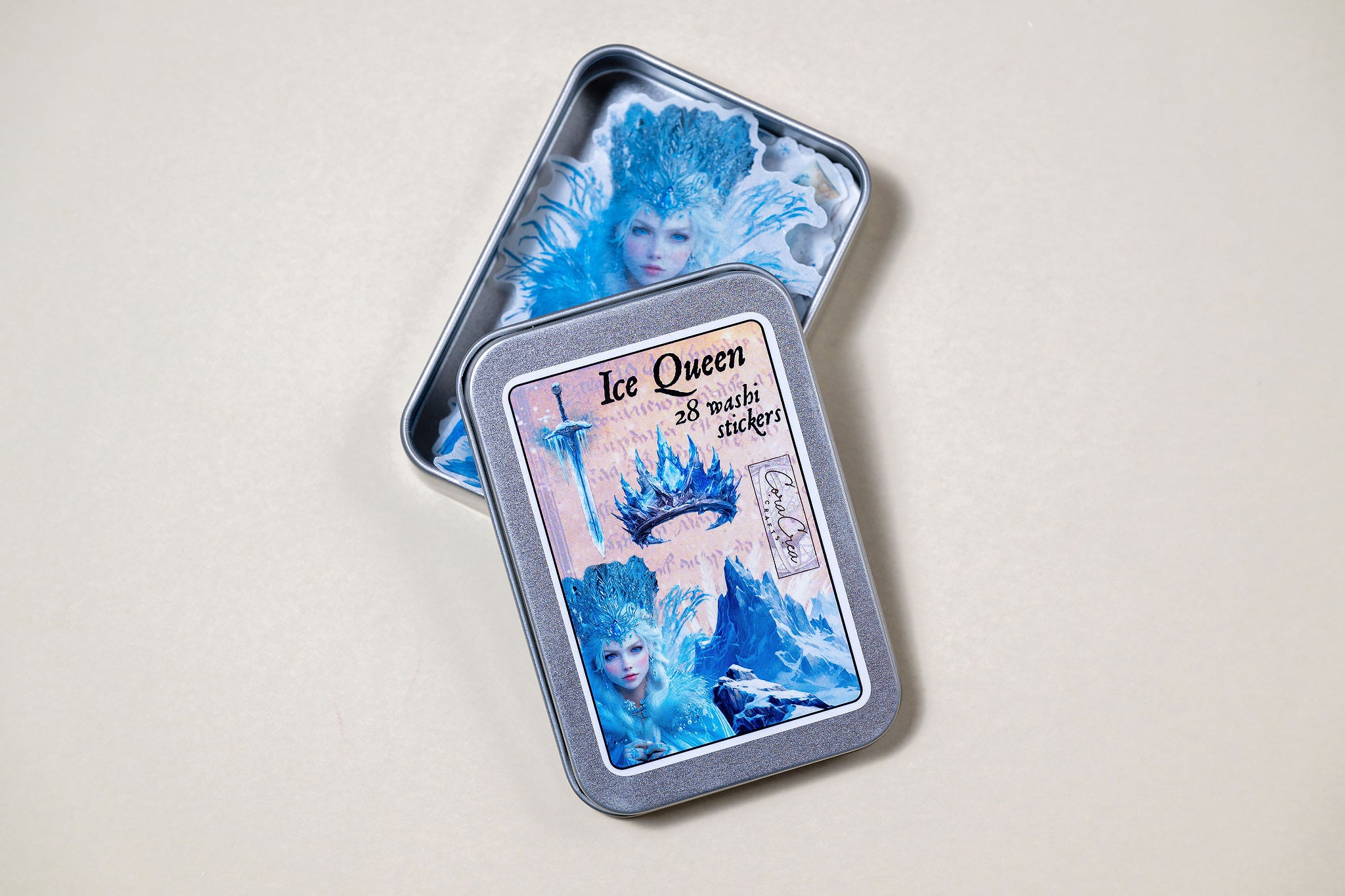 Ice Queen Sticker Tin Box