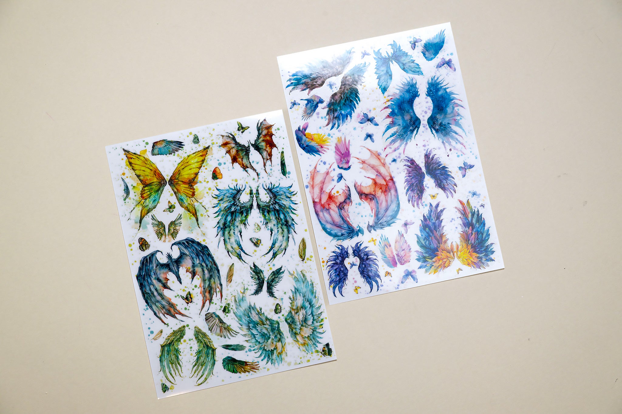 Magical Wings Transfer Sticker Sheets (2)