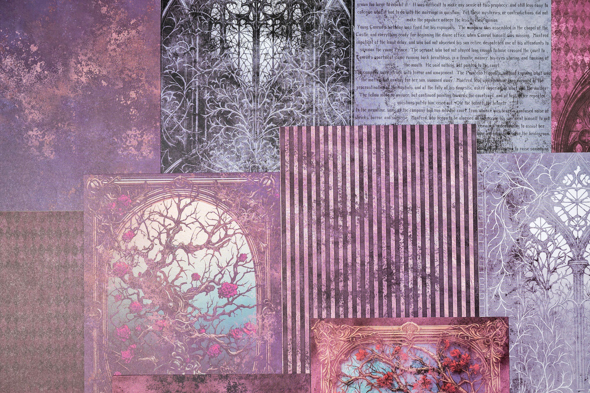 PRE-ORDER Shabby Gothic Paper Set