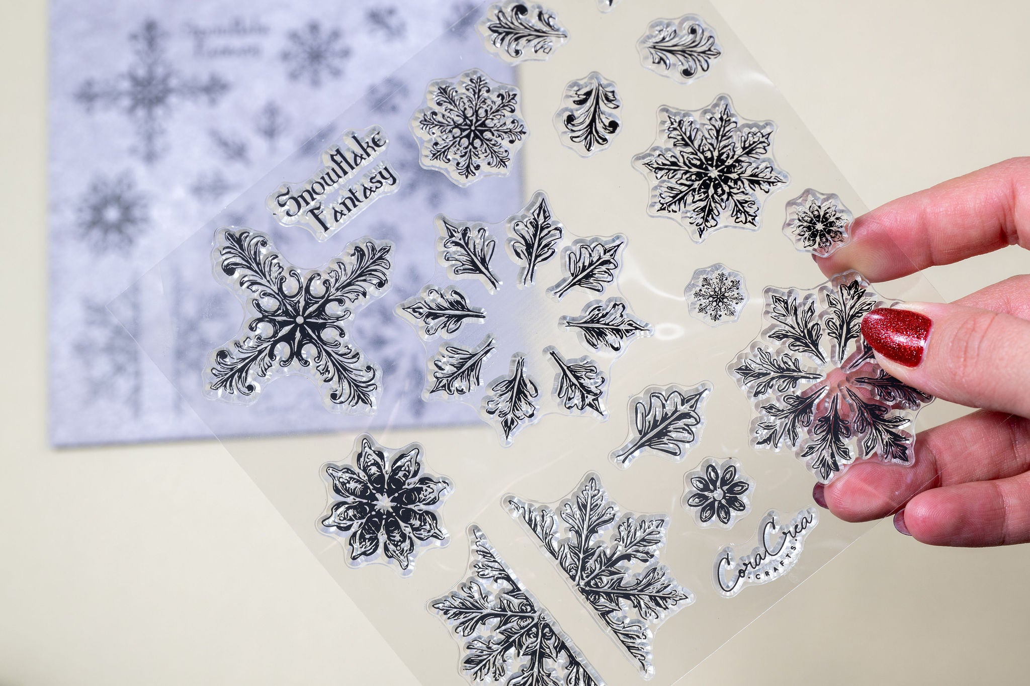 Snowflake Fantasy Clear Stamp