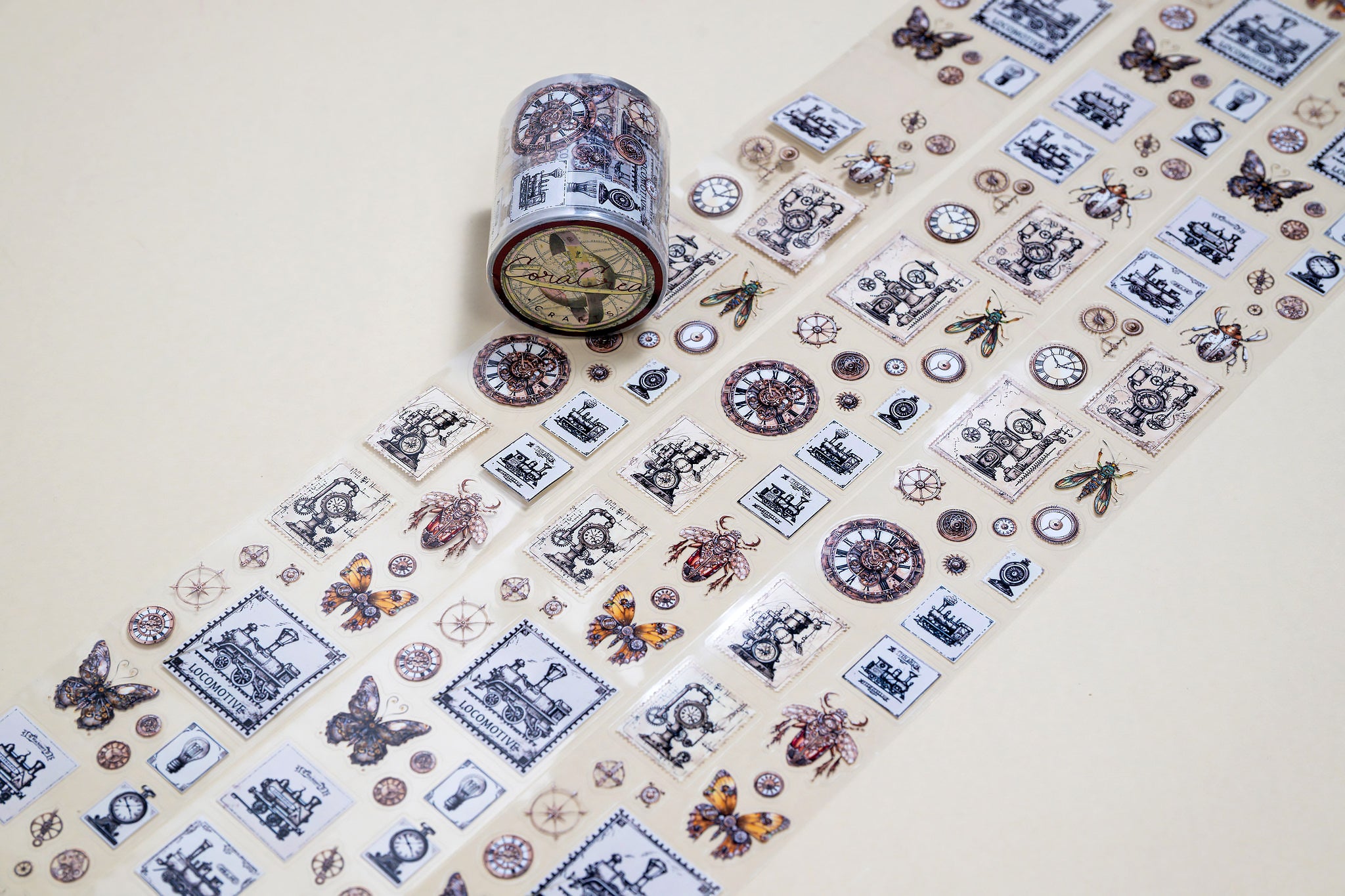 Steampunk Transparent Tape