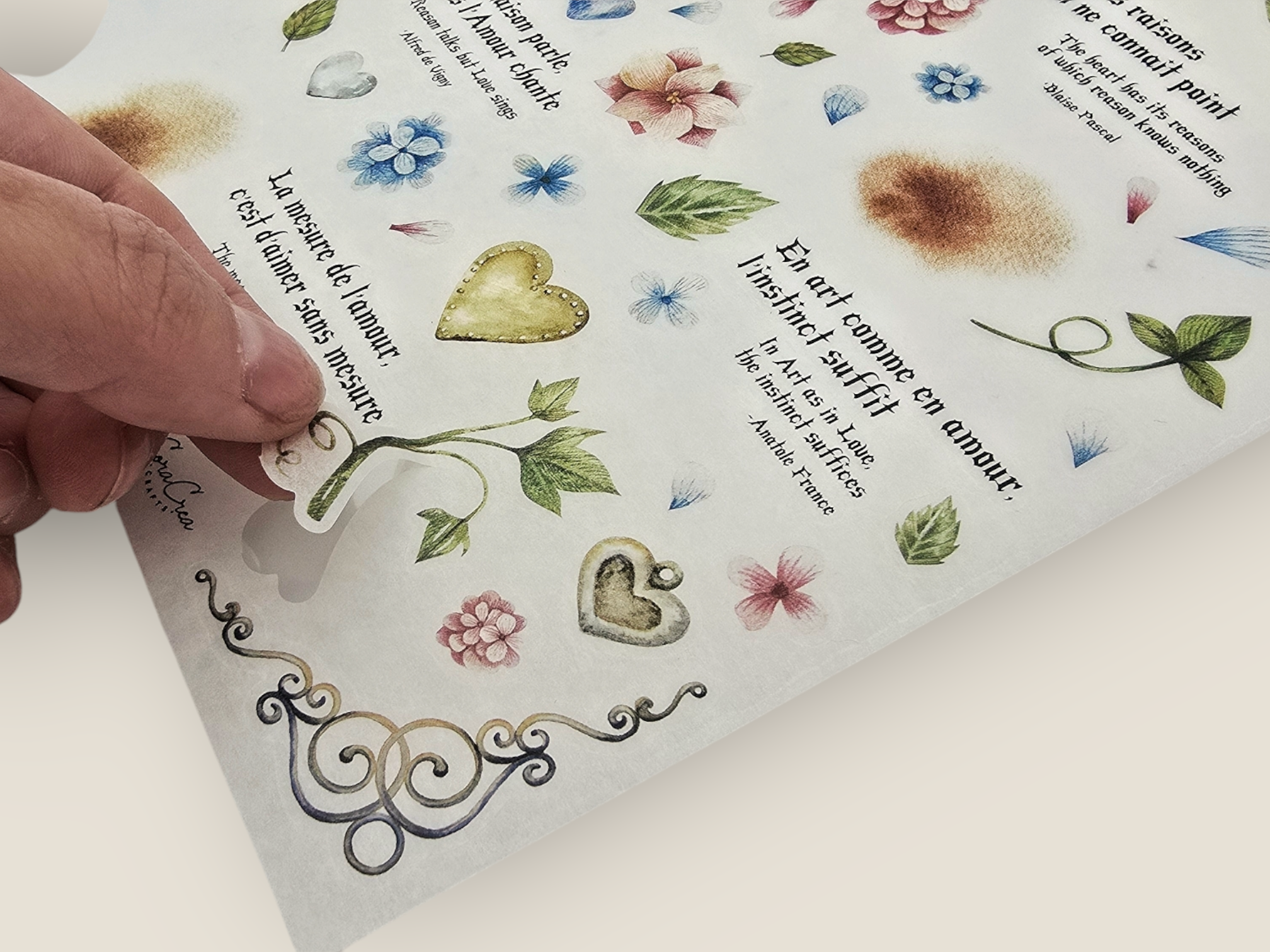 Vintage Romance Sticker Sheets