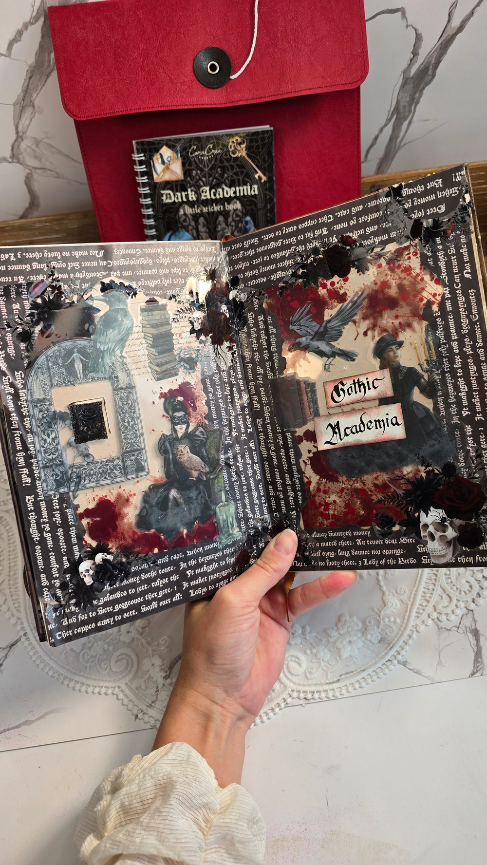 Blood Spatter Transparent Cards