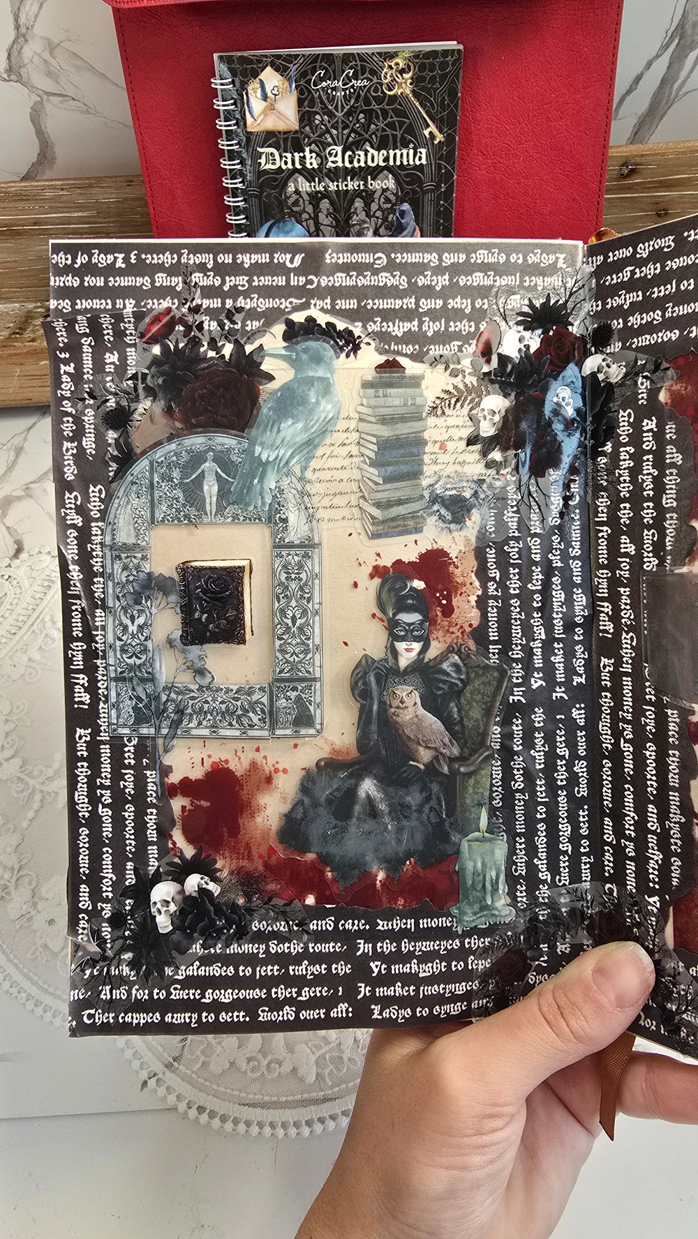 Blood Spatter Transparent Cards