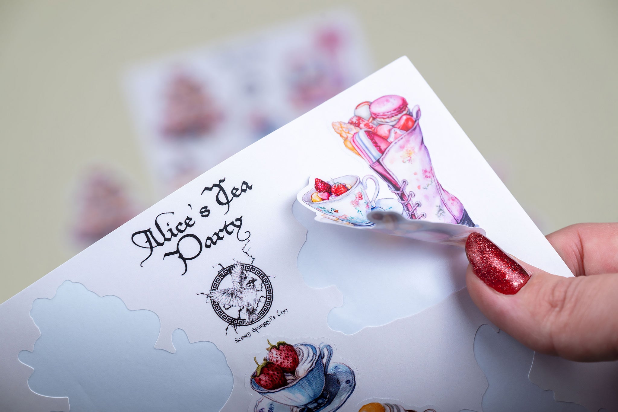 PRE-ORDER Alice's Tea Party Sticker Sheet