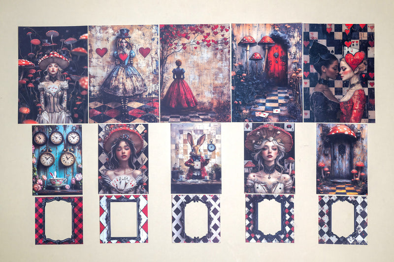 Alice's Shadowland Paper Set