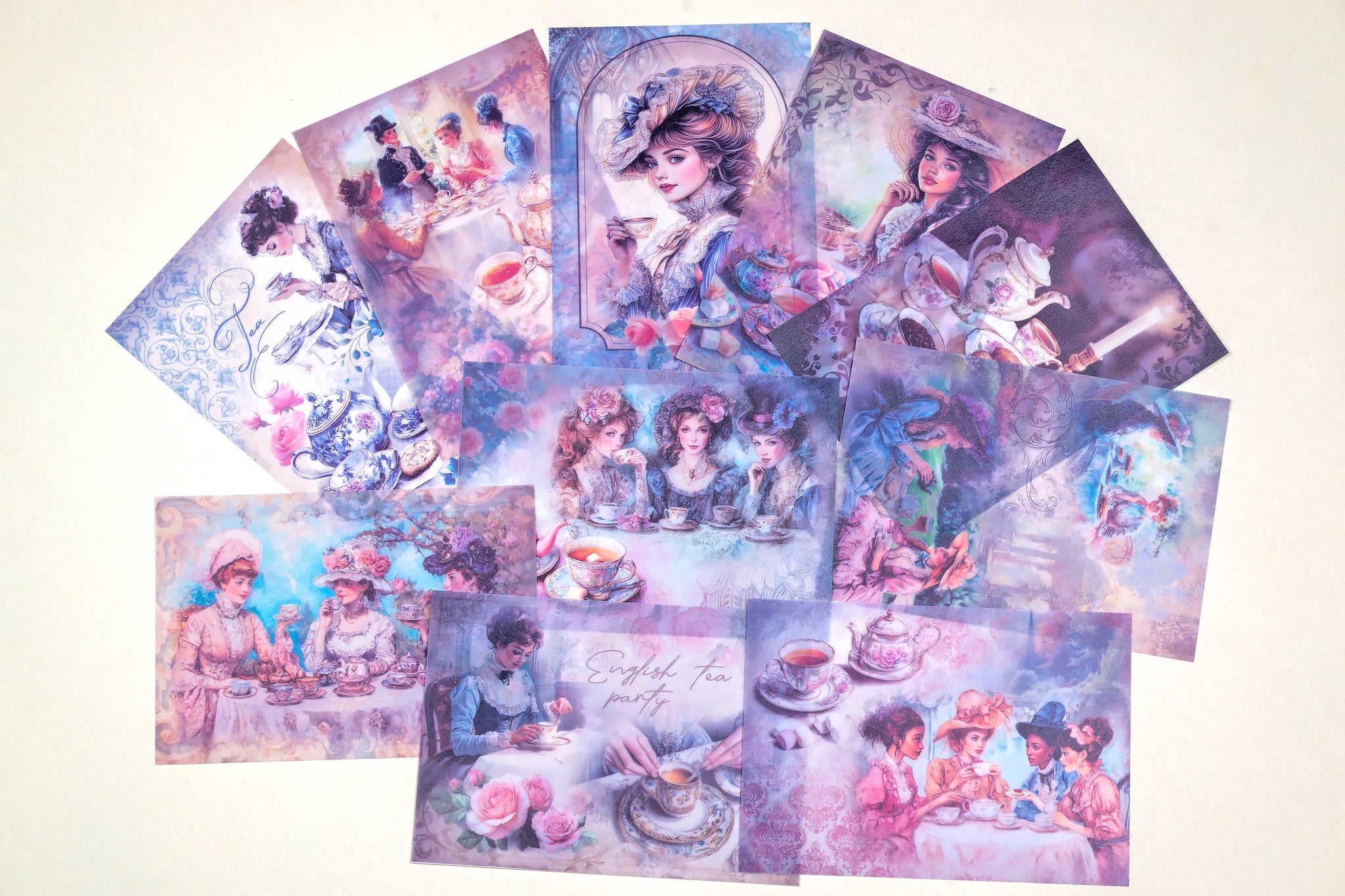 PRE-ORDER English Tea Party Vellum Set