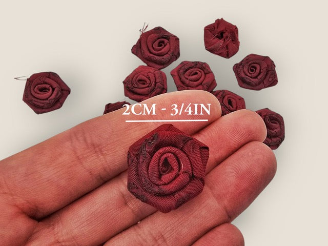 Mini Fabric Roses