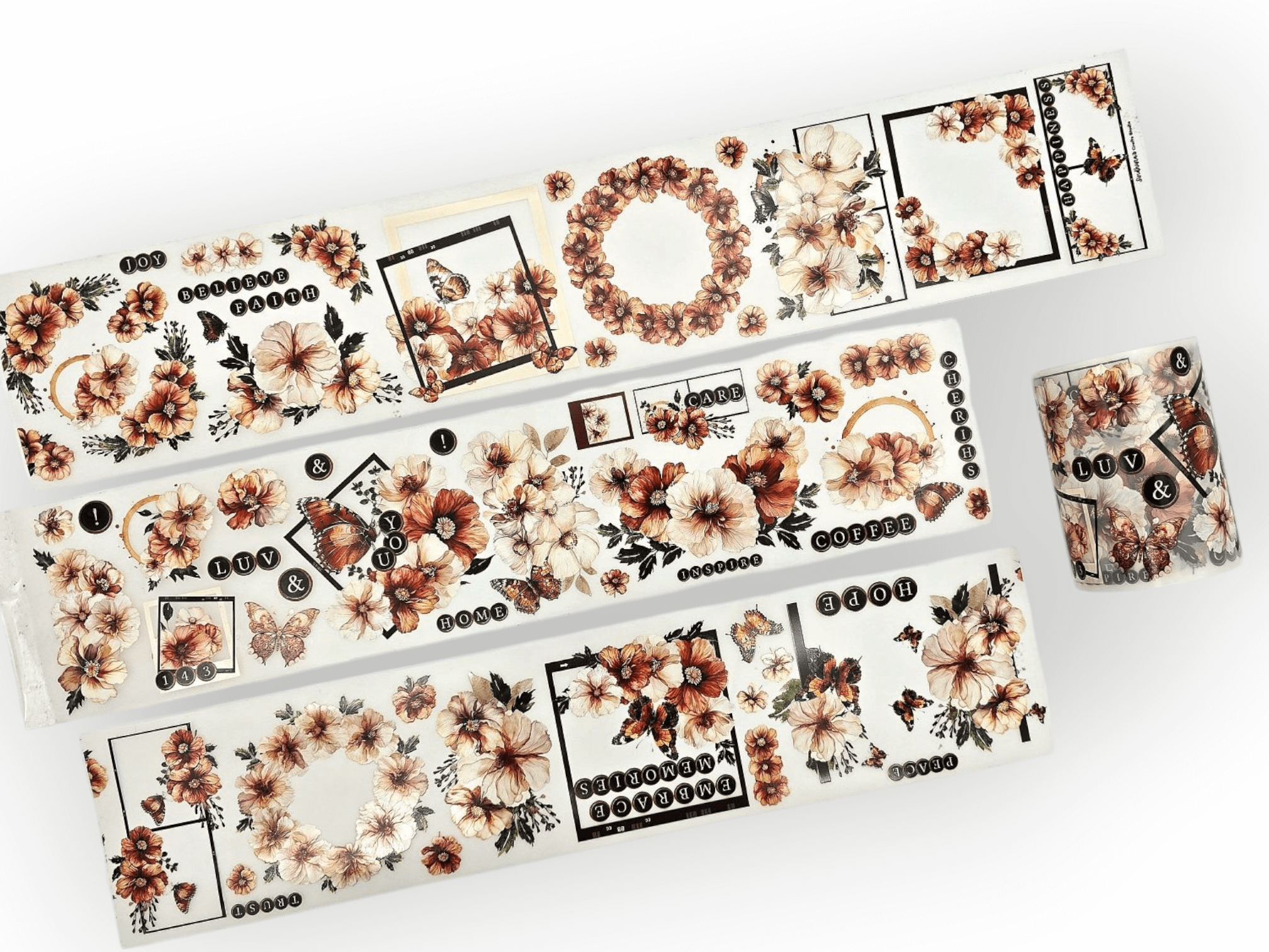 Caffeine Charm Garden Transparent Tape