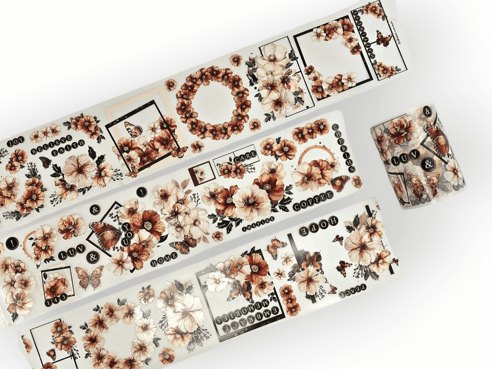 Caffeine Charm Garden Transparent Tape