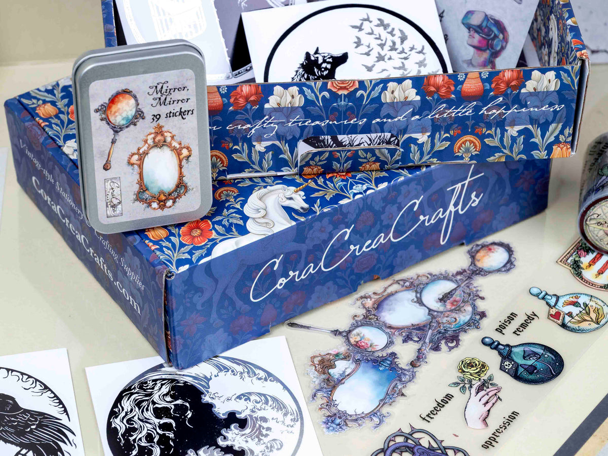 Craft Box Open Vintage Craft Box – CoraCreaCrafts