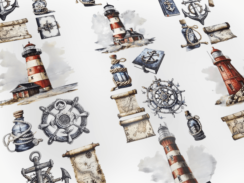 Lighthouse Legends Transparent Tape