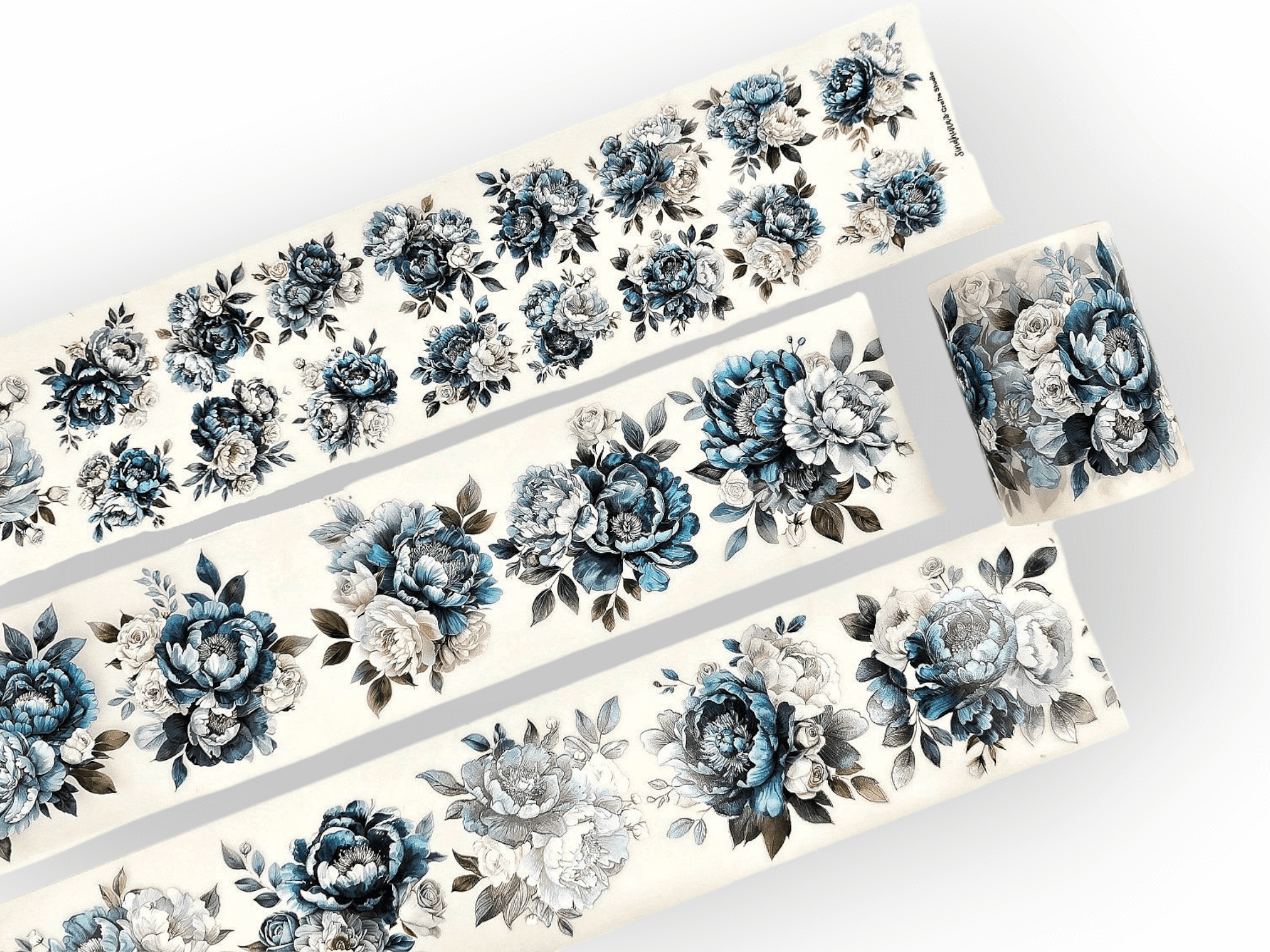 Oceanic Bloom Transparent Tape