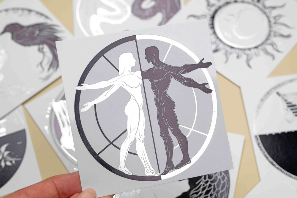 Opposites B&W Foil Papers