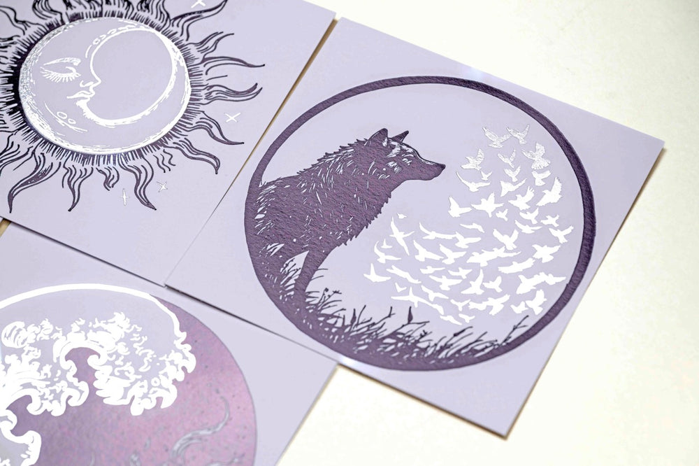 Opposites B&W Foil Papers