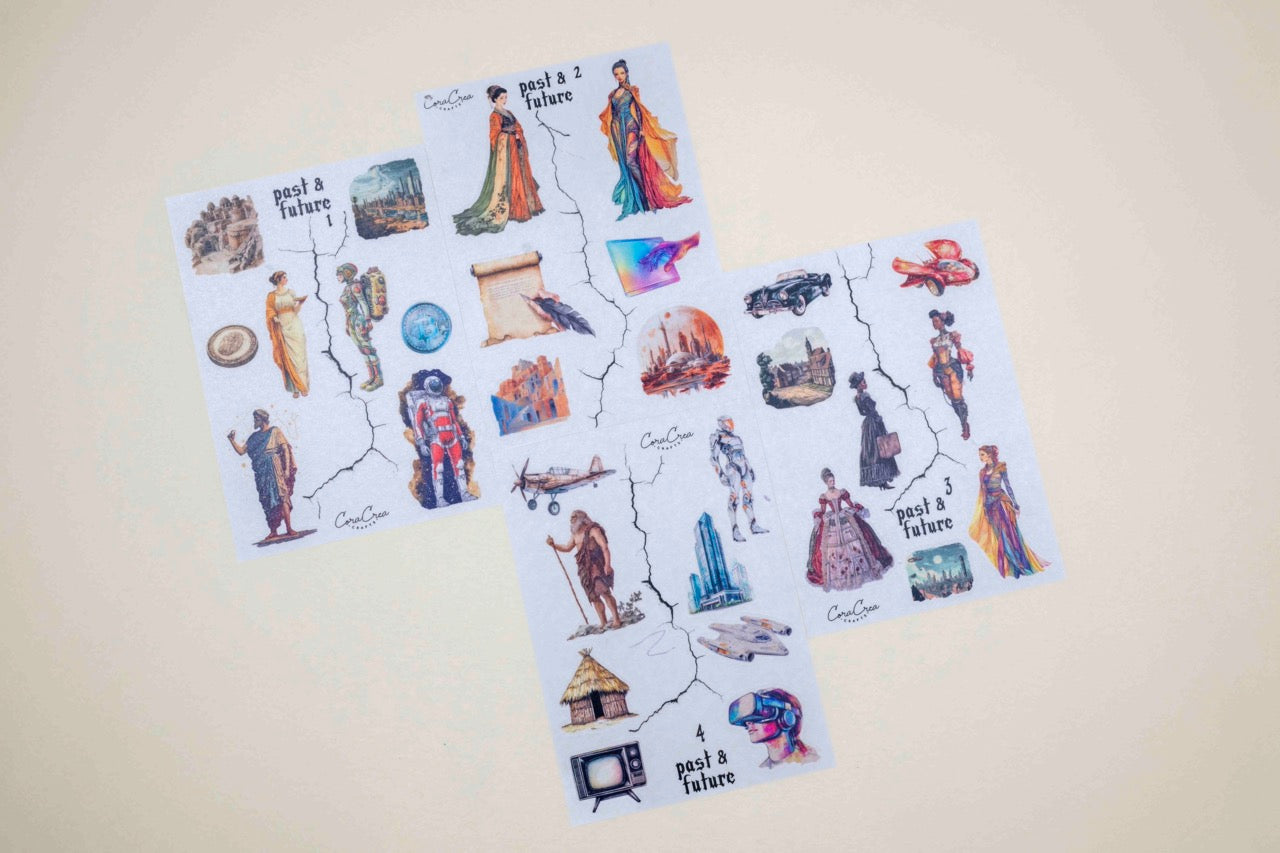 PRE-ORDER Past & Future Sticker Sheets