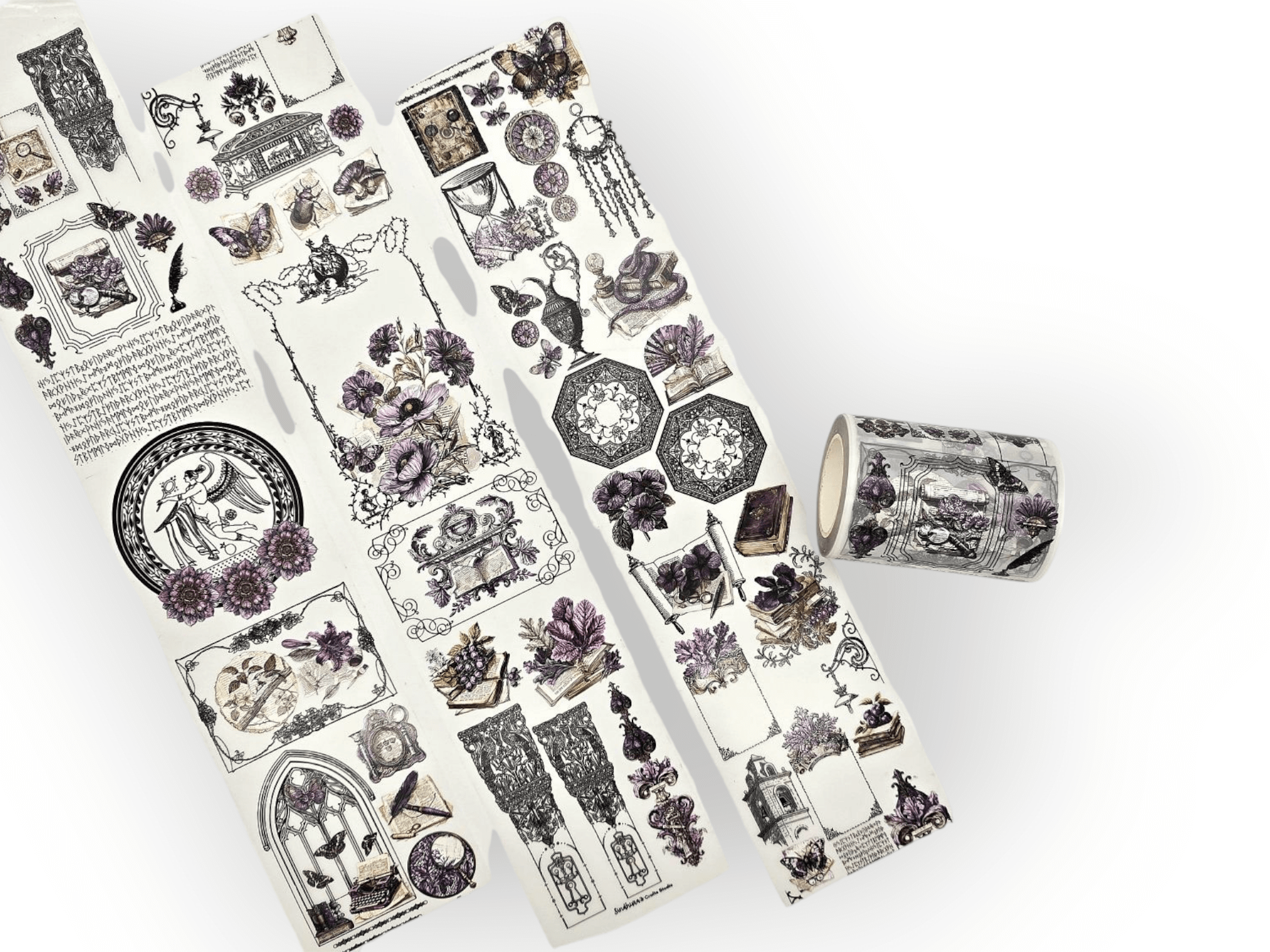 Purple Academia Transparent Tape