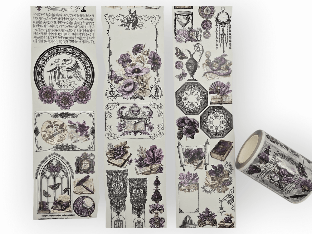 Purple Academia Transparent Tape