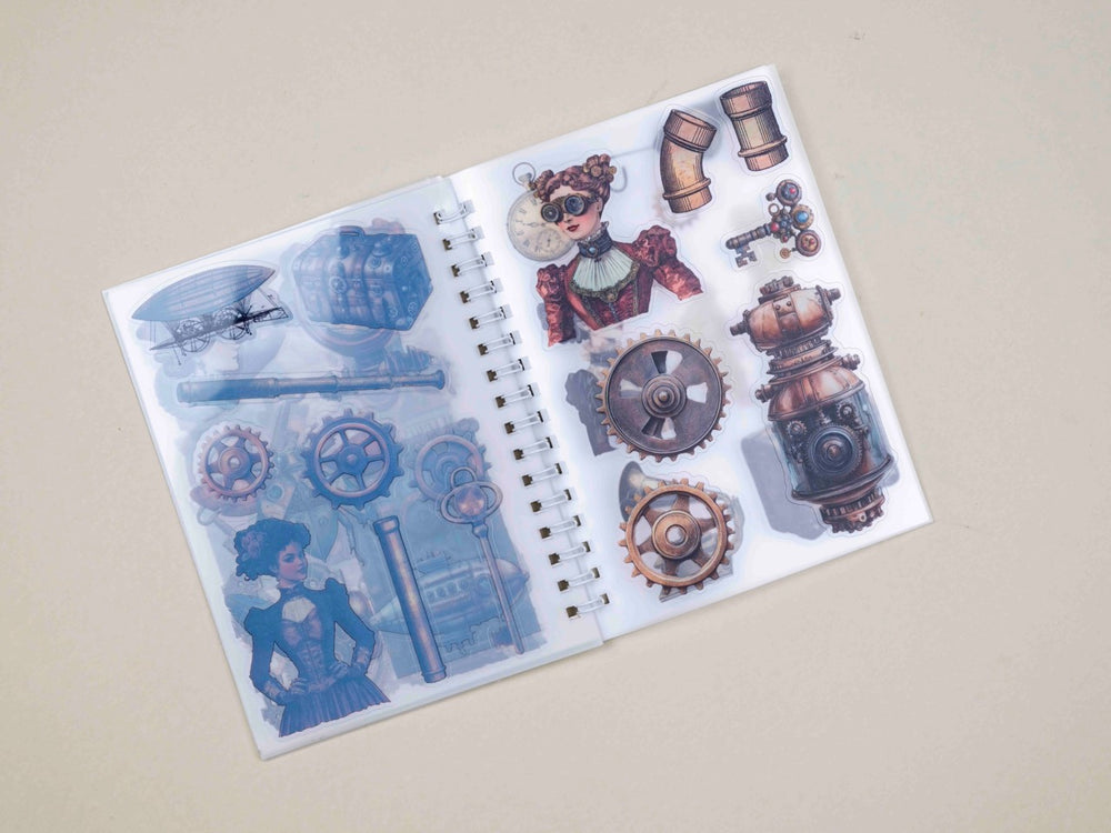 Steampunk Sticker Book