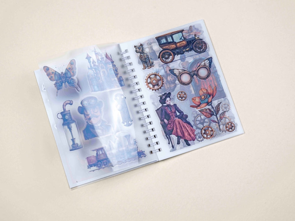 Steampunk Sticker Book
