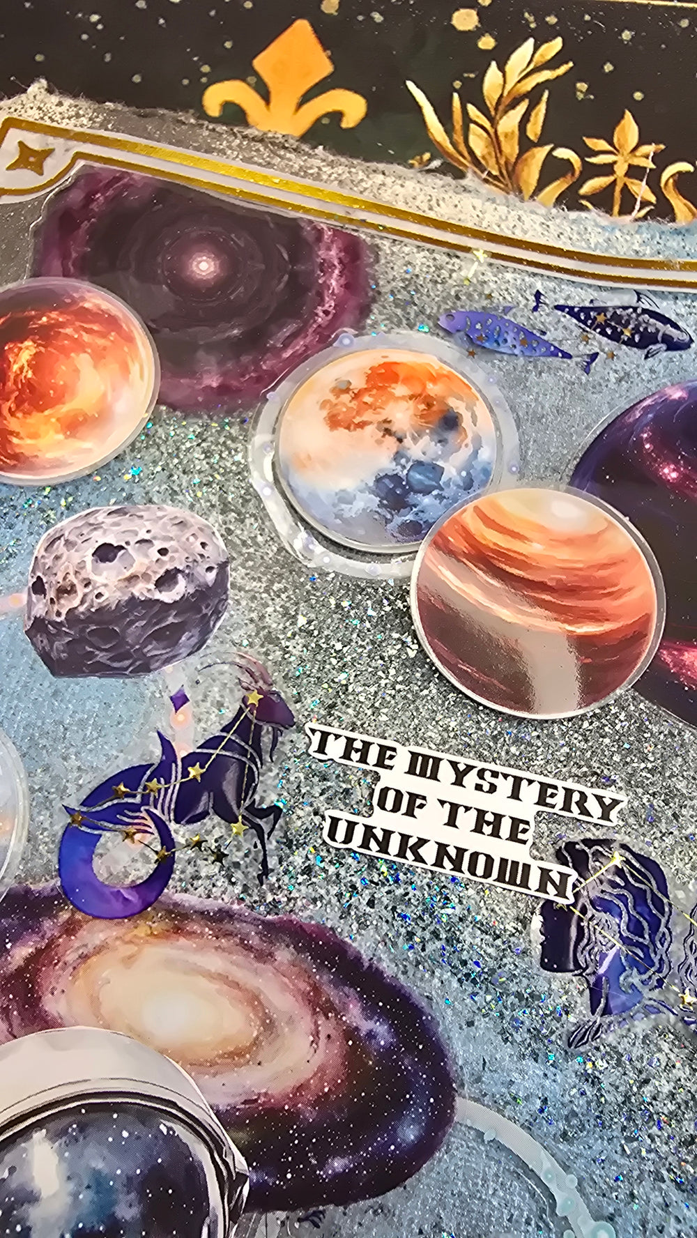 Outer Space Sticker Tin Box
