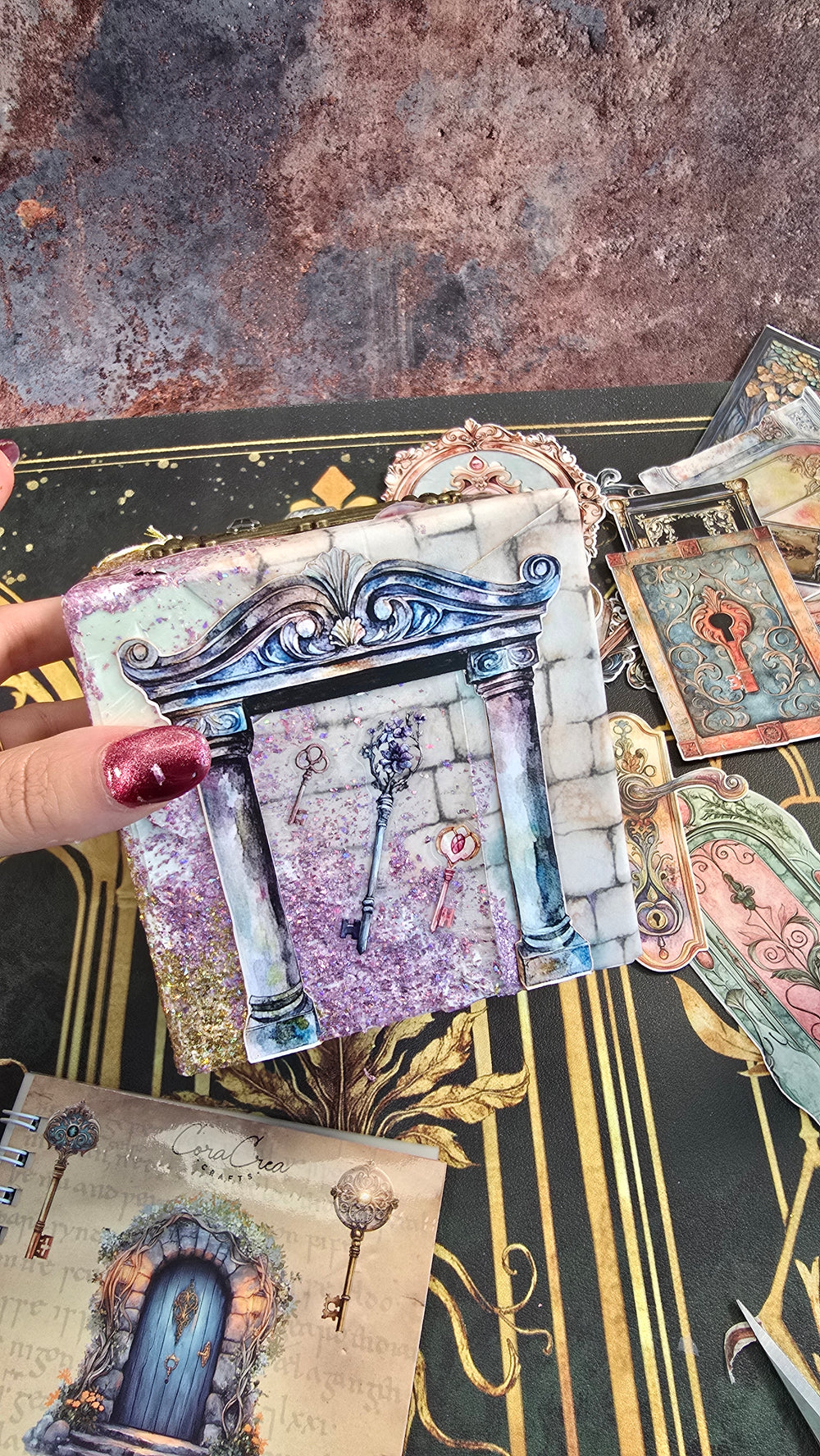 Lock & Key Clear Stamps