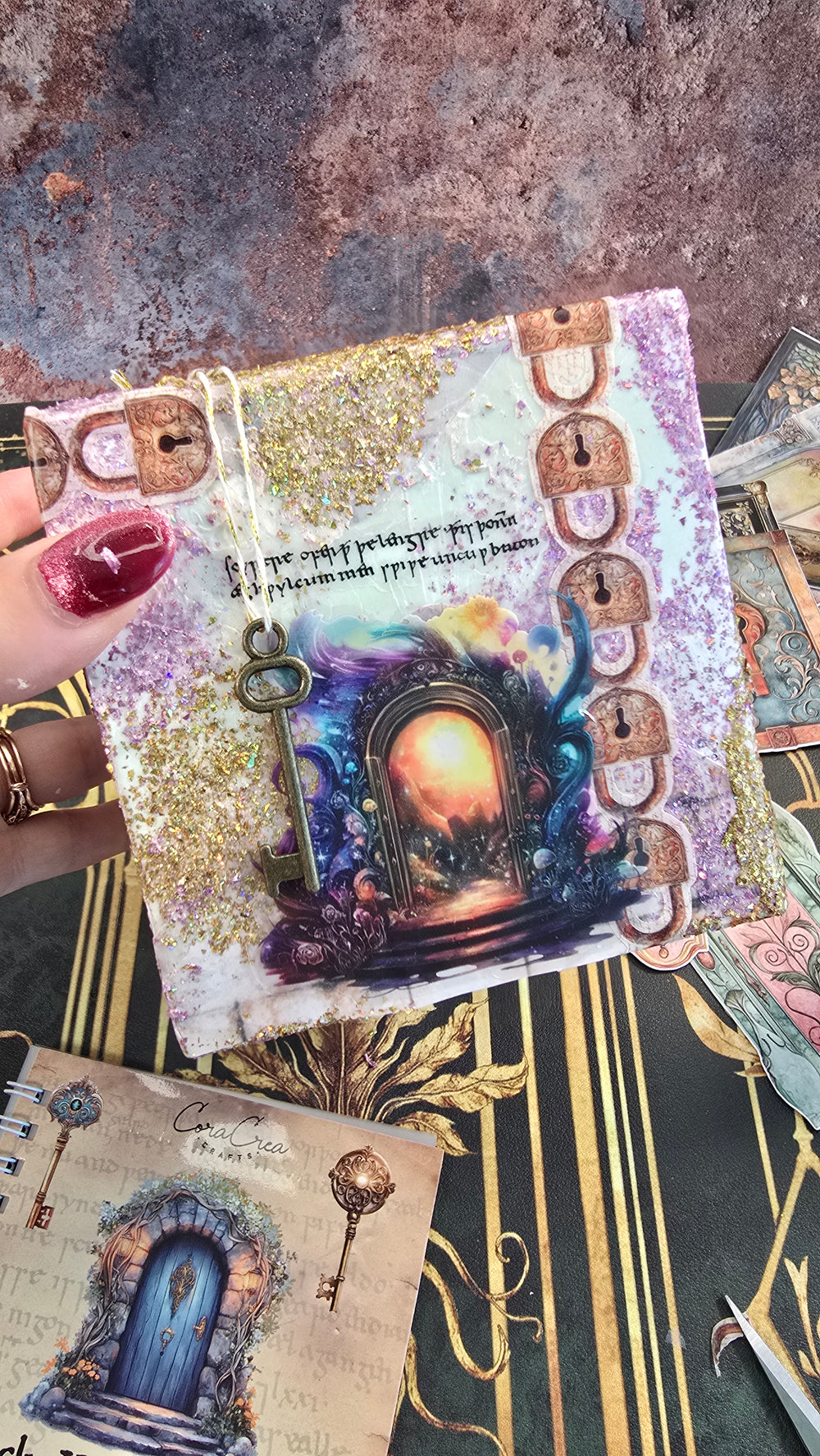 Lock & Key Sticker Book