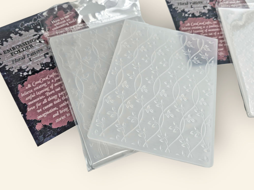 Floral Pattern Embossing Folders