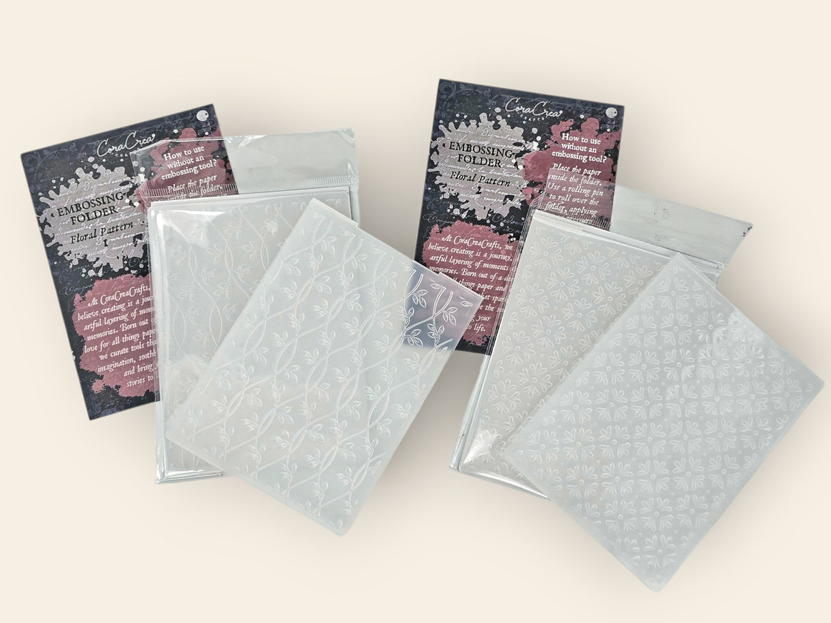 File Emboss Floral Pattern Embossing Folders — Embossing | CoraCre